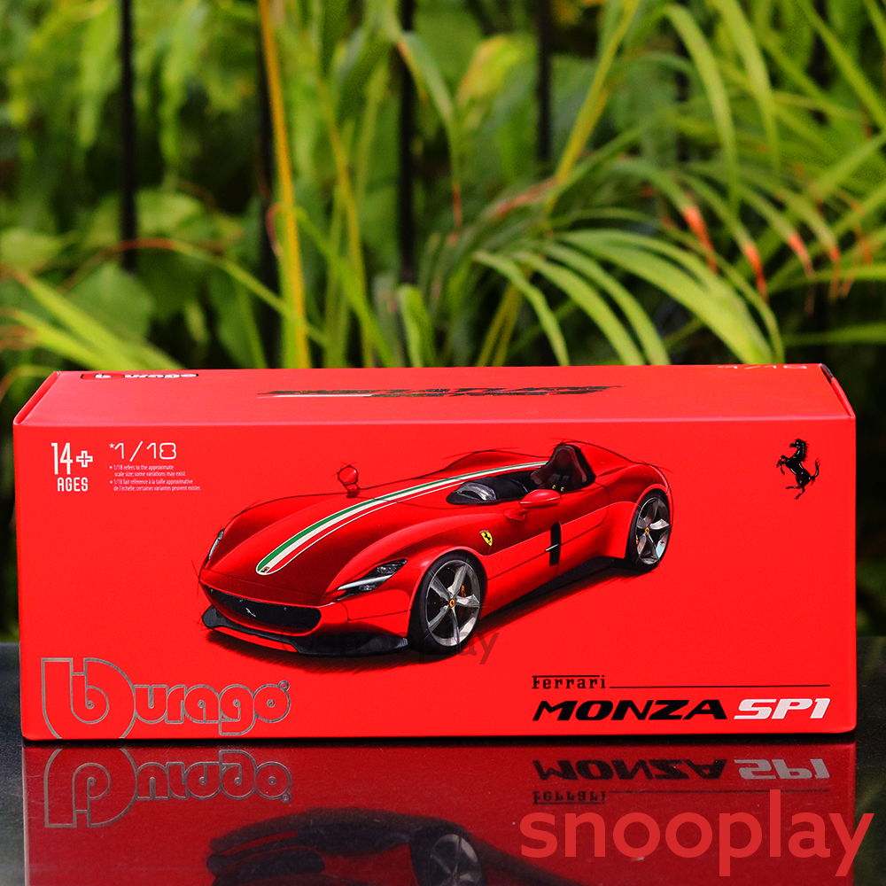 Official Licensed Diecast Monza SP1 with Openable Parts | 1:18 Scale | 14 Years till Grown Ups