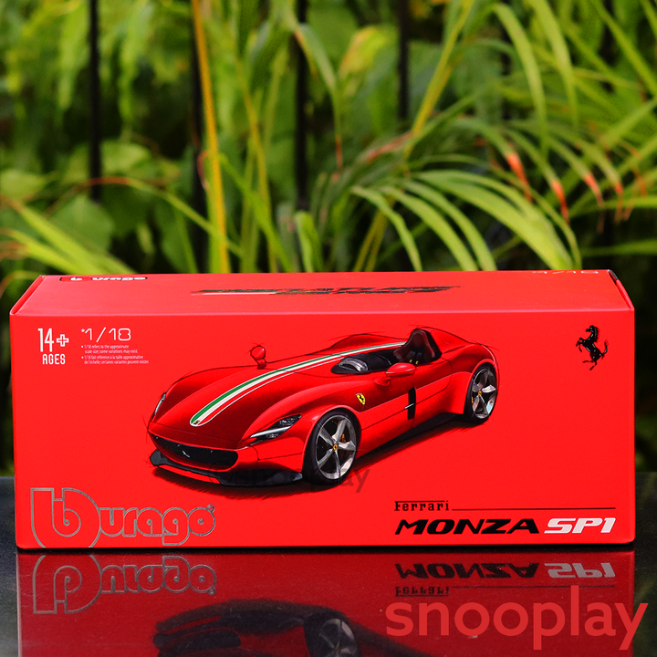 Official Licensed Diecast Monza SP1 with Openable Parts | 1:18 Scale | 14 Years till Grown Ups