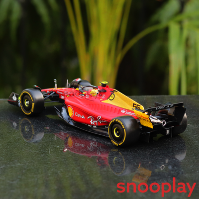 Official Licensed Ferrari F1-75 Carlos Sainz 55 (2022) Diecast Collectible Car (Scale 1:24)