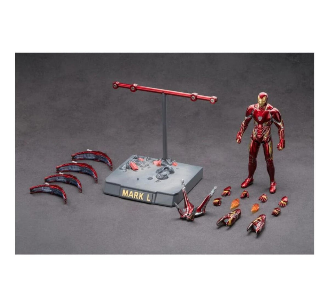 Marvel Original Iron Man Mark L Action Figure Luxury Version with Nano-Weapon Display Base (15 Years till Grown Ups)