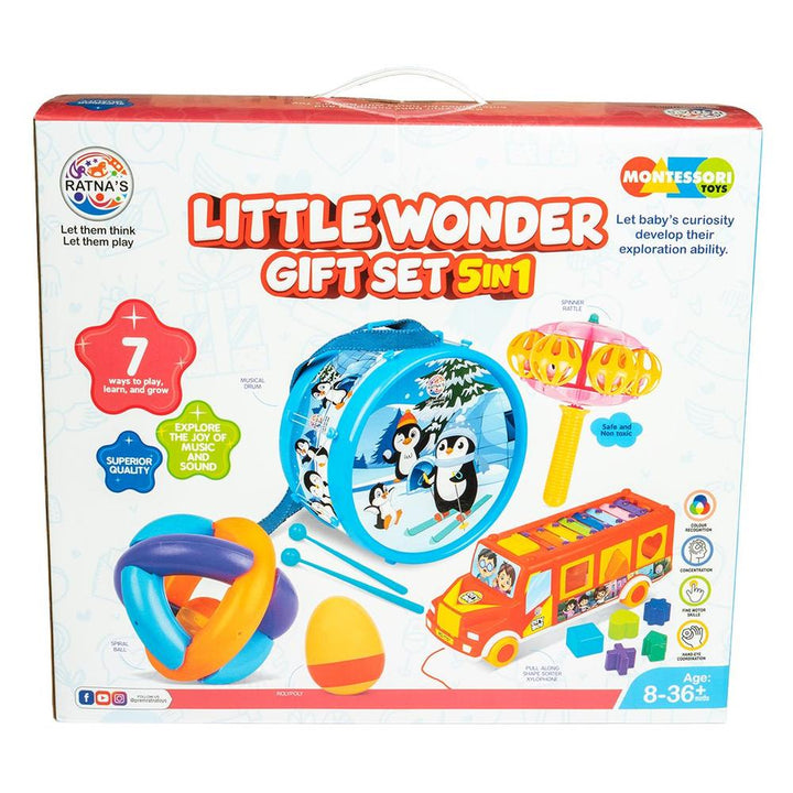 Ratna's 5-in-1 Little Wonder Gift Set | Educational Toys for Toddlers