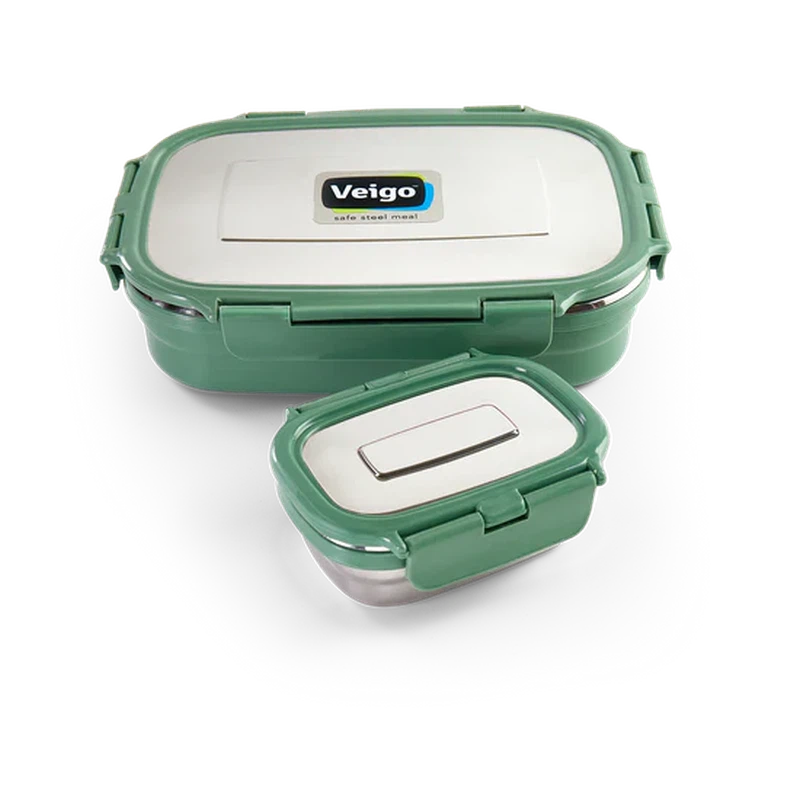 Heat-Up Jumbo Insulated Lunch Box with Original Veg Box