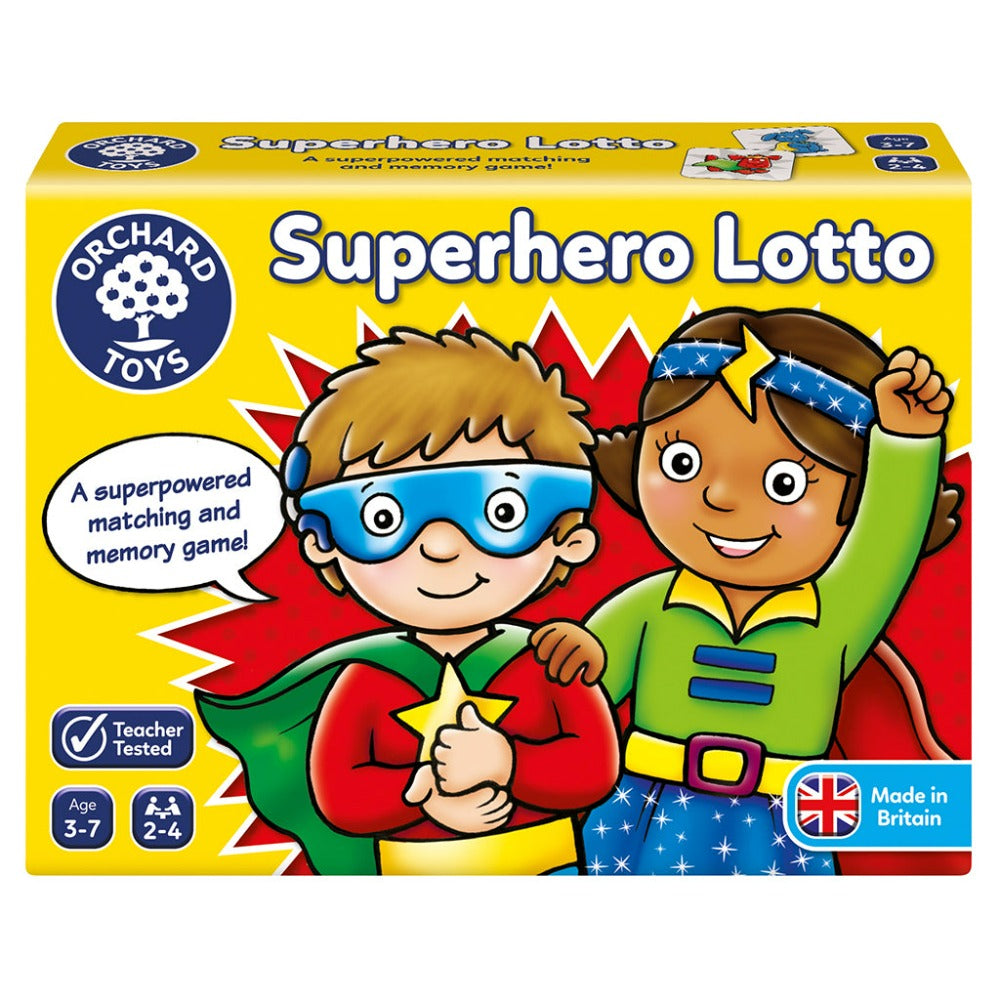 Superhero Lotto Matching & Memory Game