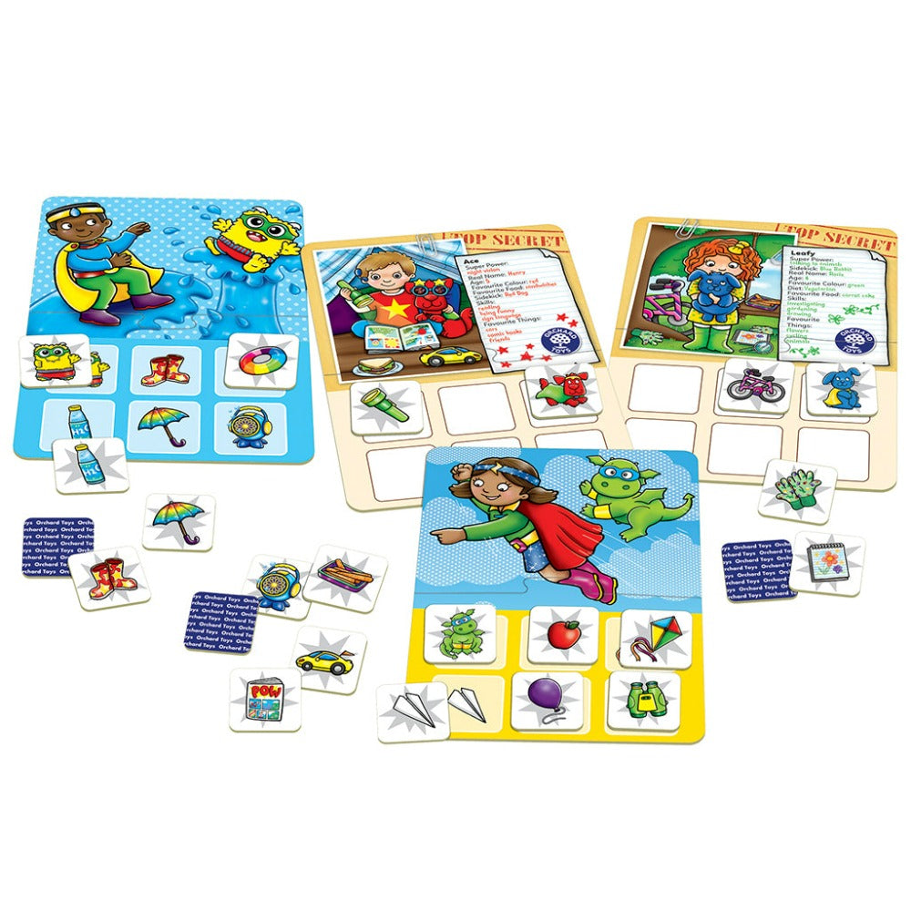 Superhero Lotto Matching & Memory Game