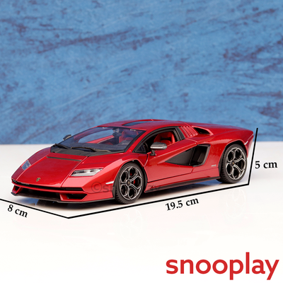 Original Lamborghini Countach LPI 800-4 Licensed Diecast Car | 1:24 Scale Model (14 Years Till Grown Ups)