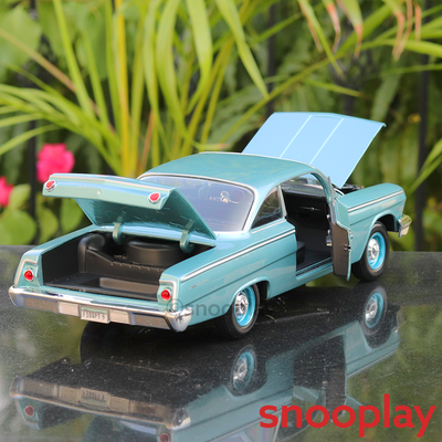 Original Licensed 1962 Chevrolet Bel Air Toy Car with Openable Parts and Adjustable Front Wheels (Scale 1:18)