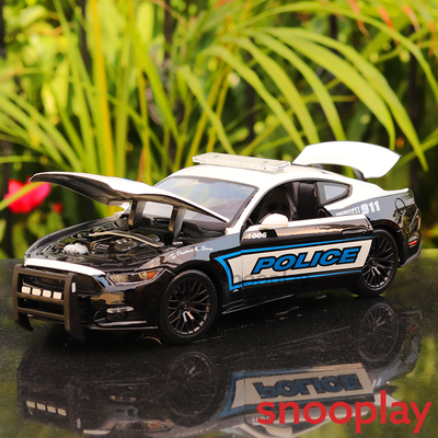 Original Licensed 2015 Ford Mustang GT Toy Car with Openable Parts and Adjustable Front Wheels (Scale 1:18)