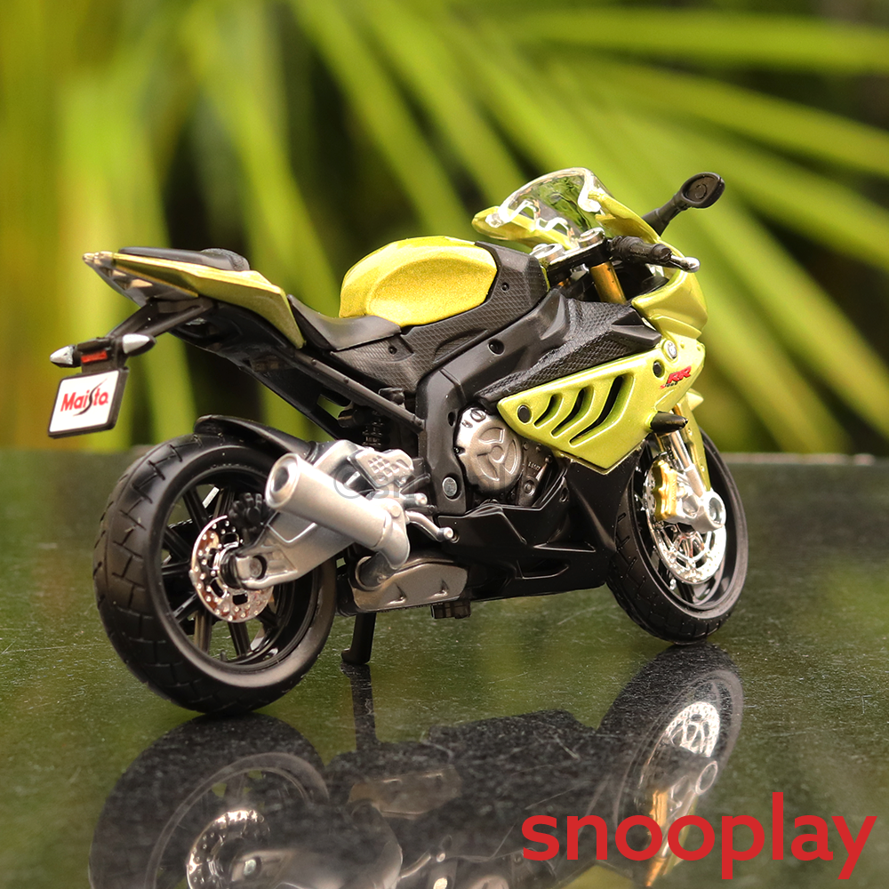 Original Licensed Diecast BMW S1000RR Toy Bike (1:18 Scale)