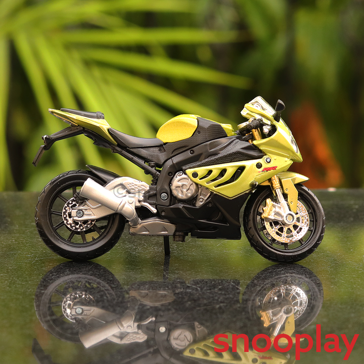 Original Licensed Diecast BMW S1000RR Toy Bike (1:18 Scale)