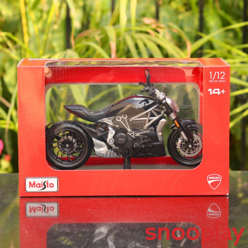 Original Licensed Diecast Ducati X Diavel S Toy Bike (1:12 Scale)