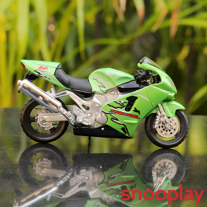 Maisto Original Licensed Diecast Kawasaki Ninja ZX-12R Toy Bike (1:18 Scale)
