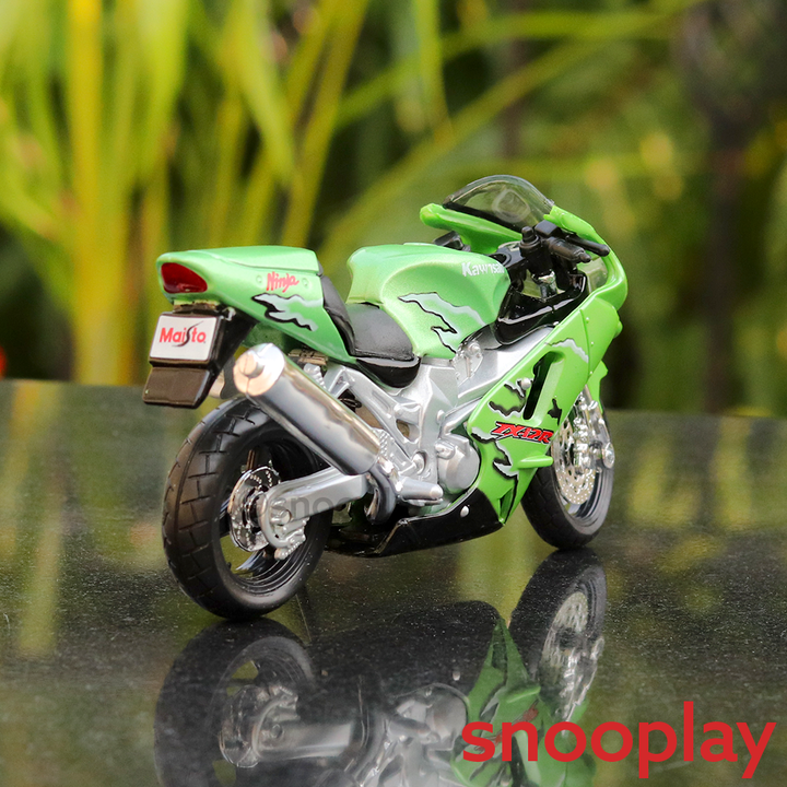 Maisto Original Licensed Diecast Kawasaki Ninja ZX-12R Toy Bike (1:18 Scale)