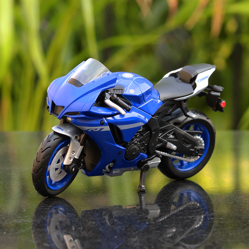 Maisto Original Licensed Diecast Yamaha YZF-R1 2021 Toy Bike (1:18 Scale)