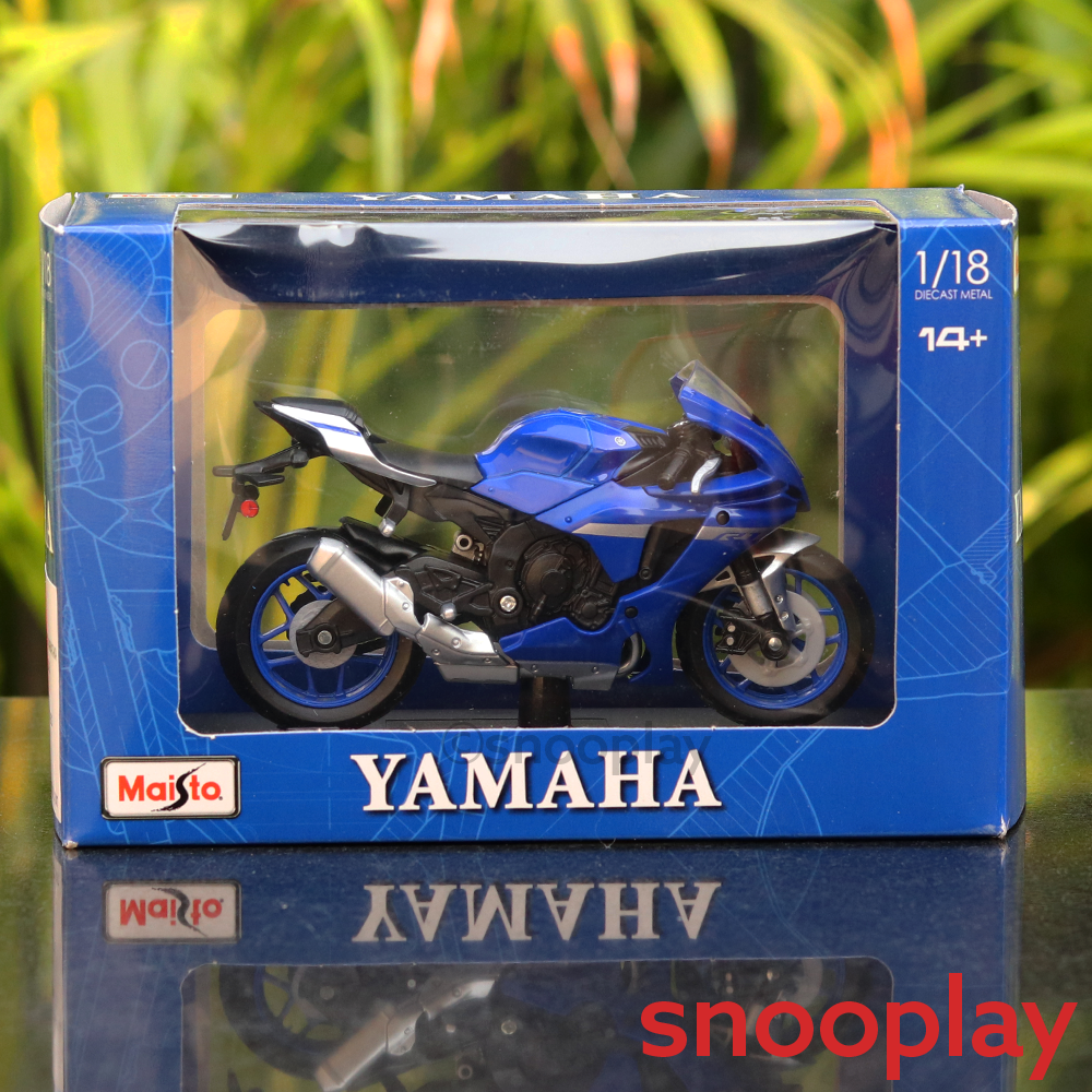 Motorcycles - MAISTO MOTO 1/18 YAMAHA YZF R1 EXUP DELTRBOX D TBE