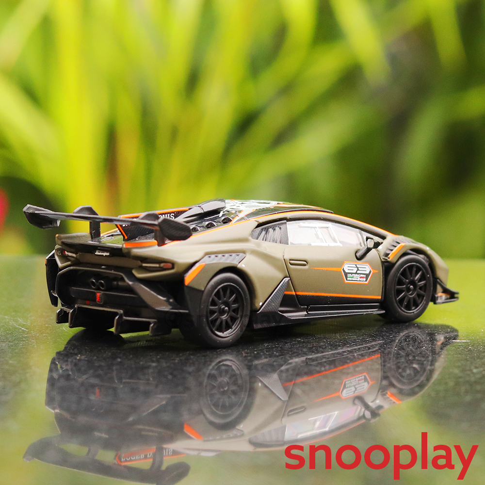 Original Licensed Lamborghini Huracan Super Trofeo EVO2 Toy Car (Scale 1:43)