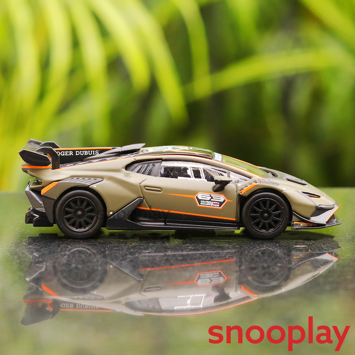 Original Licensed Lamborghini Huracan Super Trofeo EVO2 Toy Car (Scale 1:43)