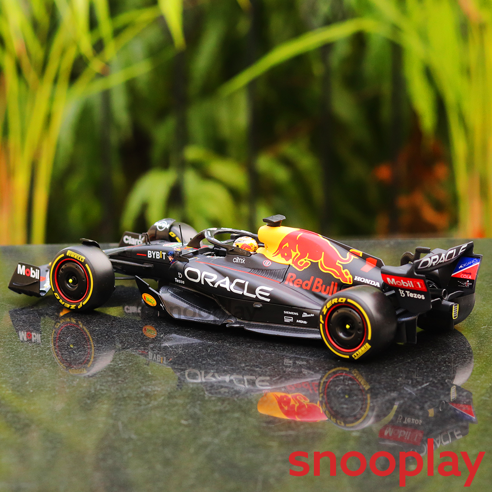 Original Licensed Oracle Red Bull Racing Winner Abu Dhabi Grand Prix (2022) Diecast Car - Max Verstappen | Scale 1:24 (COD Not Applicable)