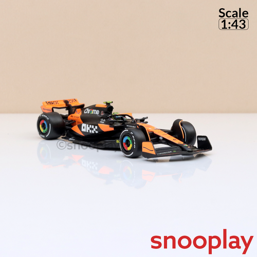 Original McLaren MCL38 - Miami Grand Prix 2024 Licensed Diecast Car | 1:43 Scale (14 Years till Grown Ups)
