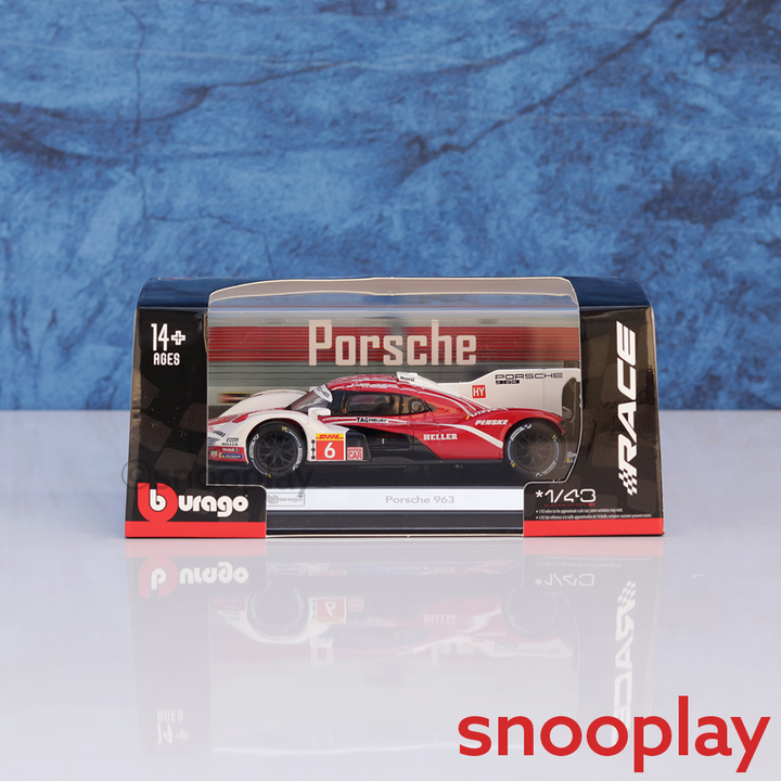 Original Porsche 963 Licensed Diecast Car | 1:43 Scale Model (14 Years till Grown Ups)