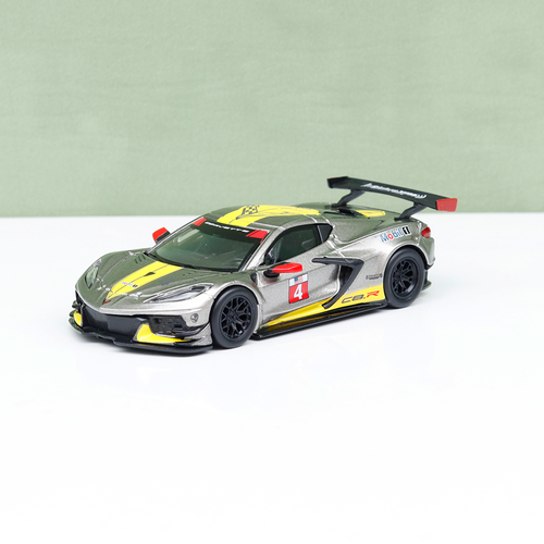 Bburago Original 2020 Chevrolet Corvette C8.R Licensed Diecast Car | 1:43 Scale (14 Years till Grown Ups)