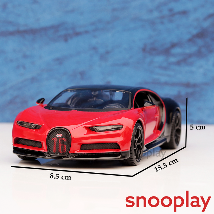 Original Bugatti Chiron Sport Licensed Diecast Car | 1:24 Scale Model (14 Years Till Grown Ups)