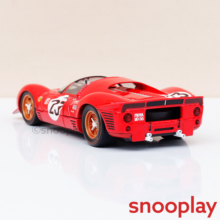 Original Ferrari 330 P4 Daytona 1967 Licensed Diecast Car | 1:24 Scale (14 Years till Grown Ups)