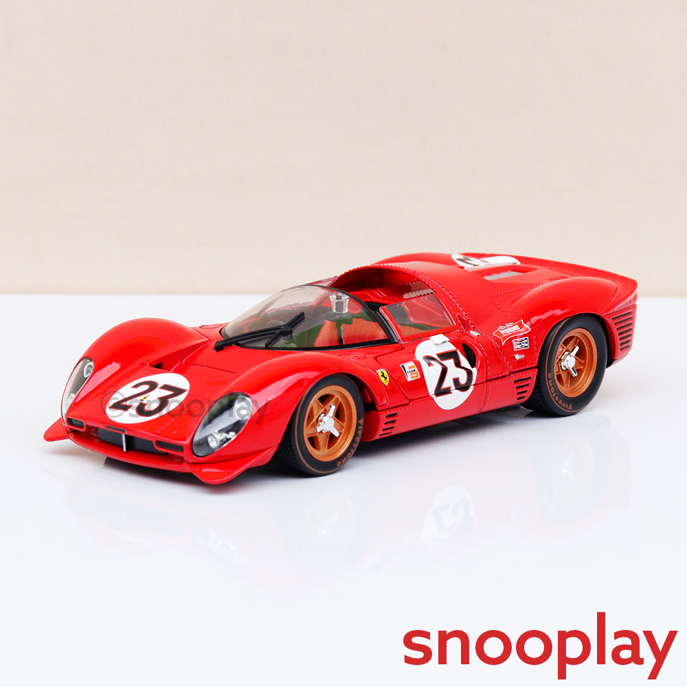 Original Ferrari 330 P4 Daytona 1967 Licensed Diecast Car | 1:24 Scale (14 Years till Grown Ups)