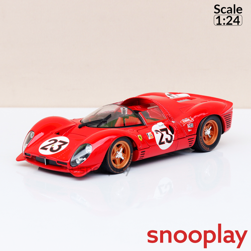 Original Ferrari 330 P4 Daytona 1967 Licensed Diecast Car | 1:24 Scale (14 Years till Grown Ups)