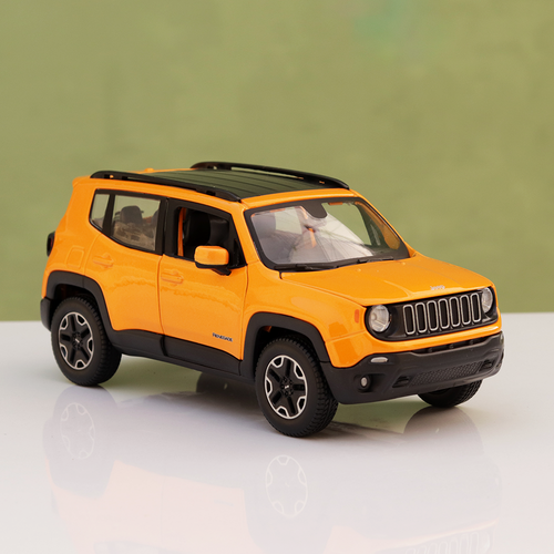 Maisto Original Jeep Renegade Licensed Diecast Car with Openable Doors | 1:24 Scale Model (14 Years Till Grown Ups)