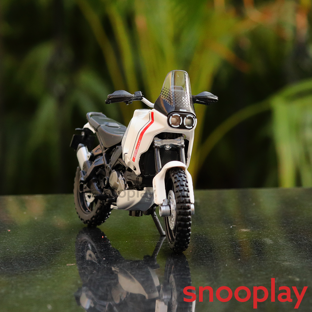 Buy Original and Licensed Ducati DesertX Diecast Bike 1 18 Scale Model on Snooplay India