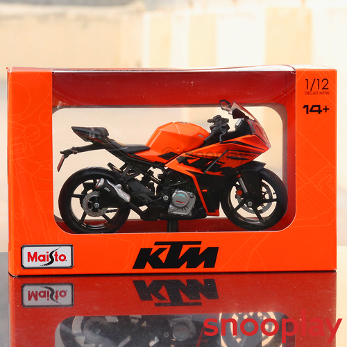 Original Licensed KTM RC 390 Bike | 1:12 Scale (14 Years till Grown Ups) - Blue