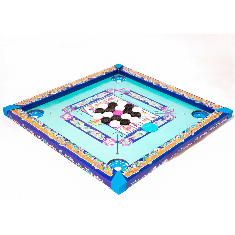 Shinchan Carrom Board (Assorted Colours)