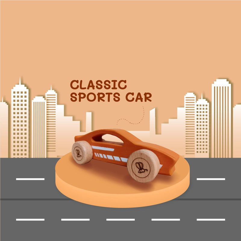 Push Along Car - Classic Sports Car (6-24 Months)