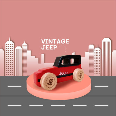 Push Along Car - Vintage Jeep