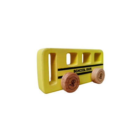 Push Along Car - School Bus