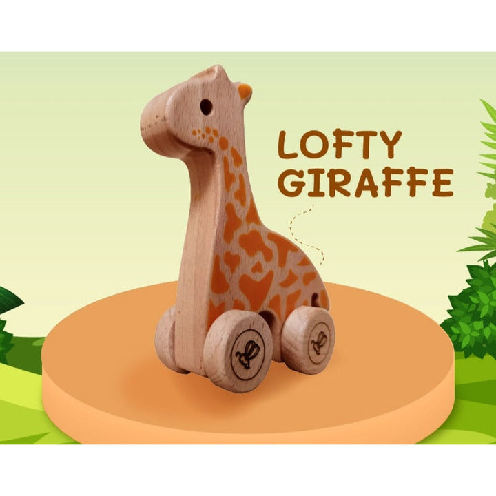 Push Along Car - Lofty Giraffe