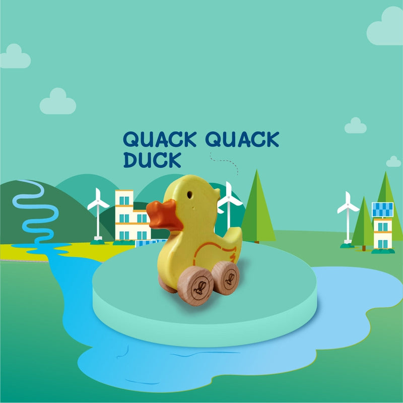 Push Along Car - Quack Quack Duck