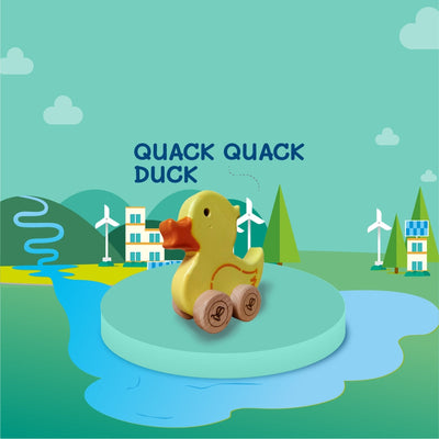 Push Along Car - Quack Quack Duck