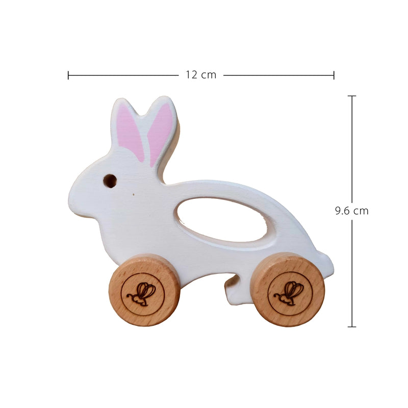 Push Along Car - Hopping Rabbit (6-24 Months)