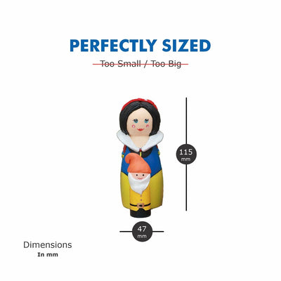 Handcrafted & Multicolored Wooden Snow White & The Seven Dwarfs