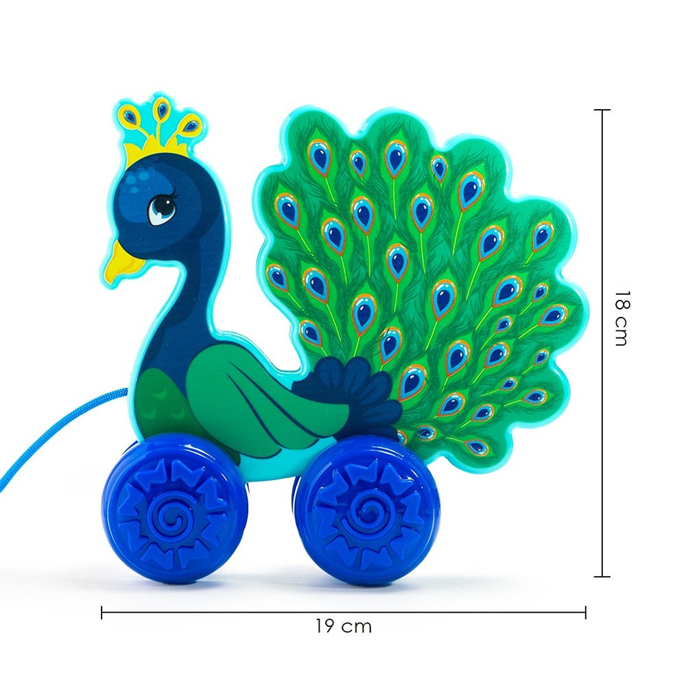 Pull Along - Pearl The Peacock A perfect walking companion Toy