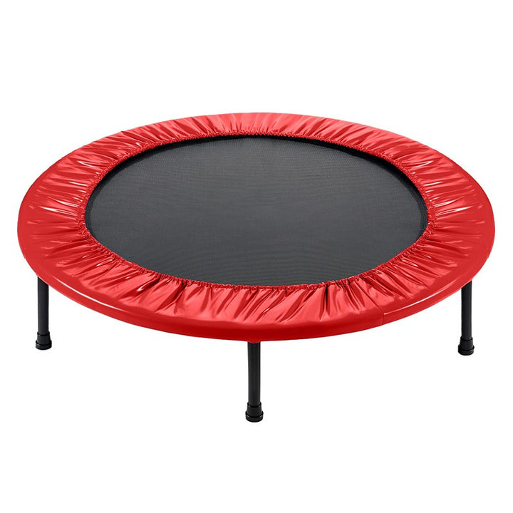 Hop N Play Heavy Duty 36 Inch Jumping Trampoline Foldable Safe Fitness Rebounder (4-8 Years)