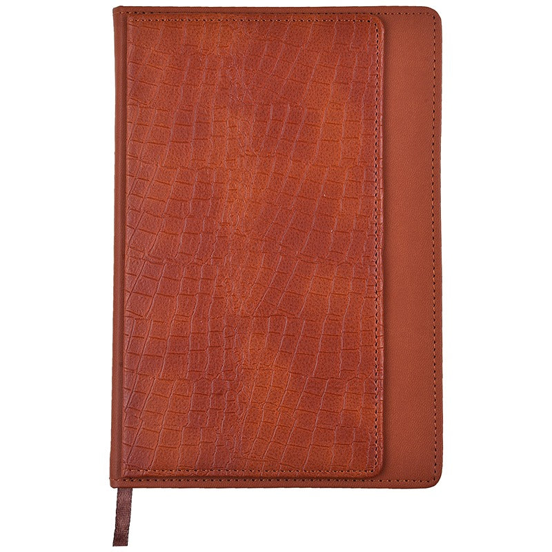 Note Book (Hard Bound) | Croco | Tan