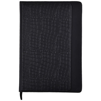 Note Book (Hard Bound) | Croco | Black