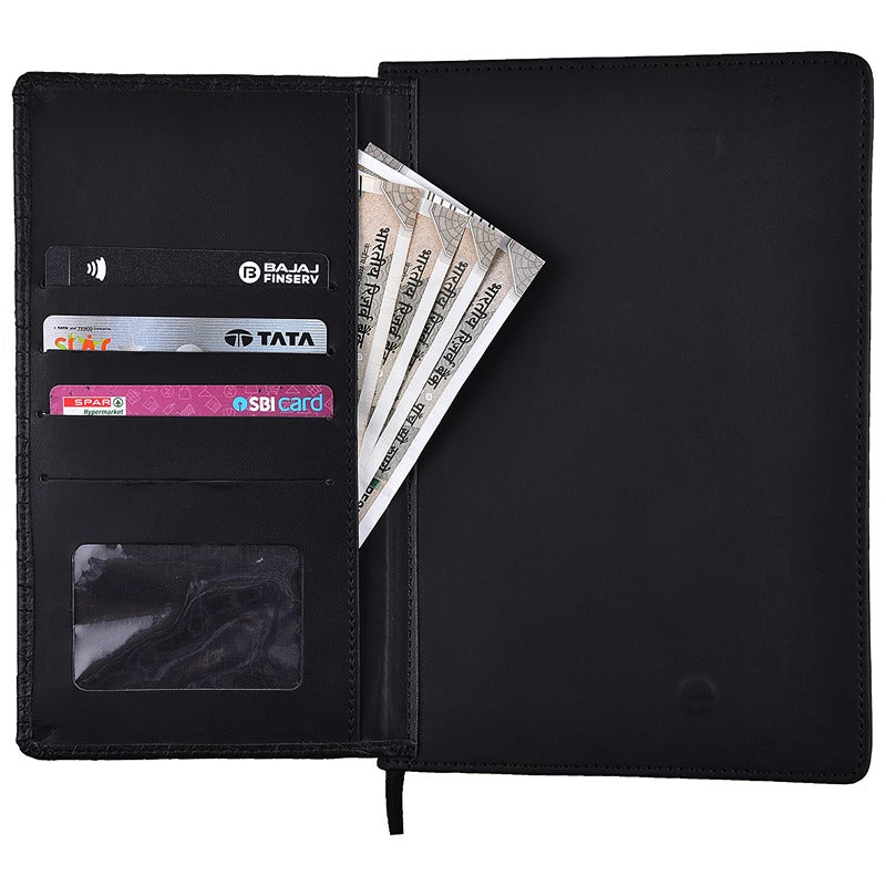 Note Book (Hard Bound) | Croco | Black