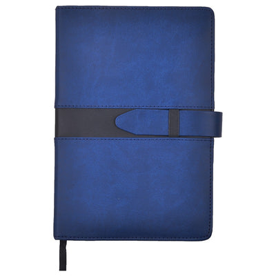 Note Book (Cushioned Hard Bound) | Belt | Blue