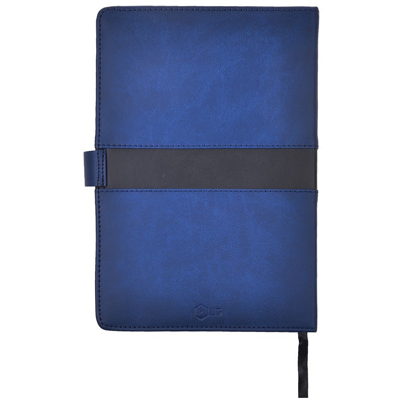 Note Book (Cushioned Hard Bound) | Belt | Blue