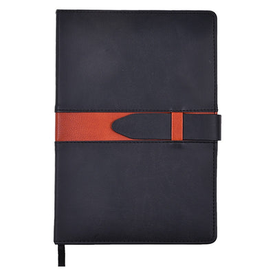 Note Book (Cushioned Hard Bound) | Belt | Brown