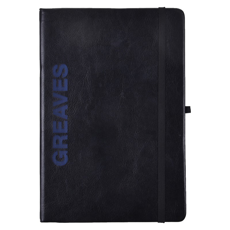 Note Book (Hard Bound) | Colors Neo | Black (Blue)