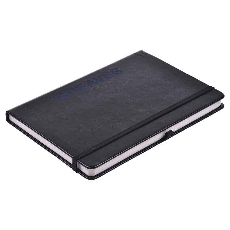 Note Book (Hard Bound) | Colors Neo | Black (Blue)